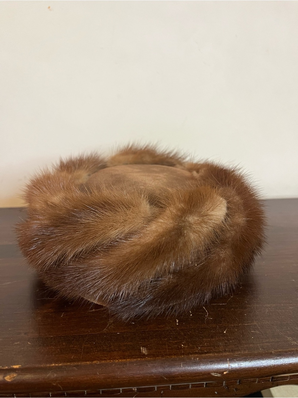 Vintage mid century mink fur pill box hat Darcel Exclusive